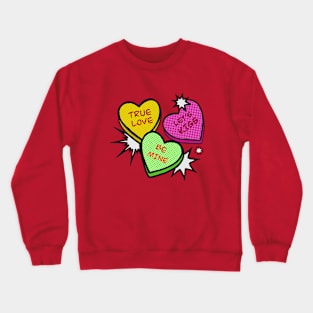 CANDY HEART LOVE Crewneck Sweatshirt